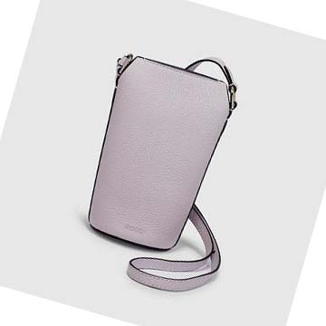 Women's Ecco Textureblock Pot Bags Purple | Canada 295RVD